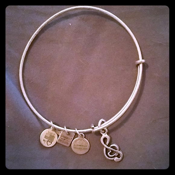 Alex and Ani Jewelry - Alex and Ani music note charm bracelet